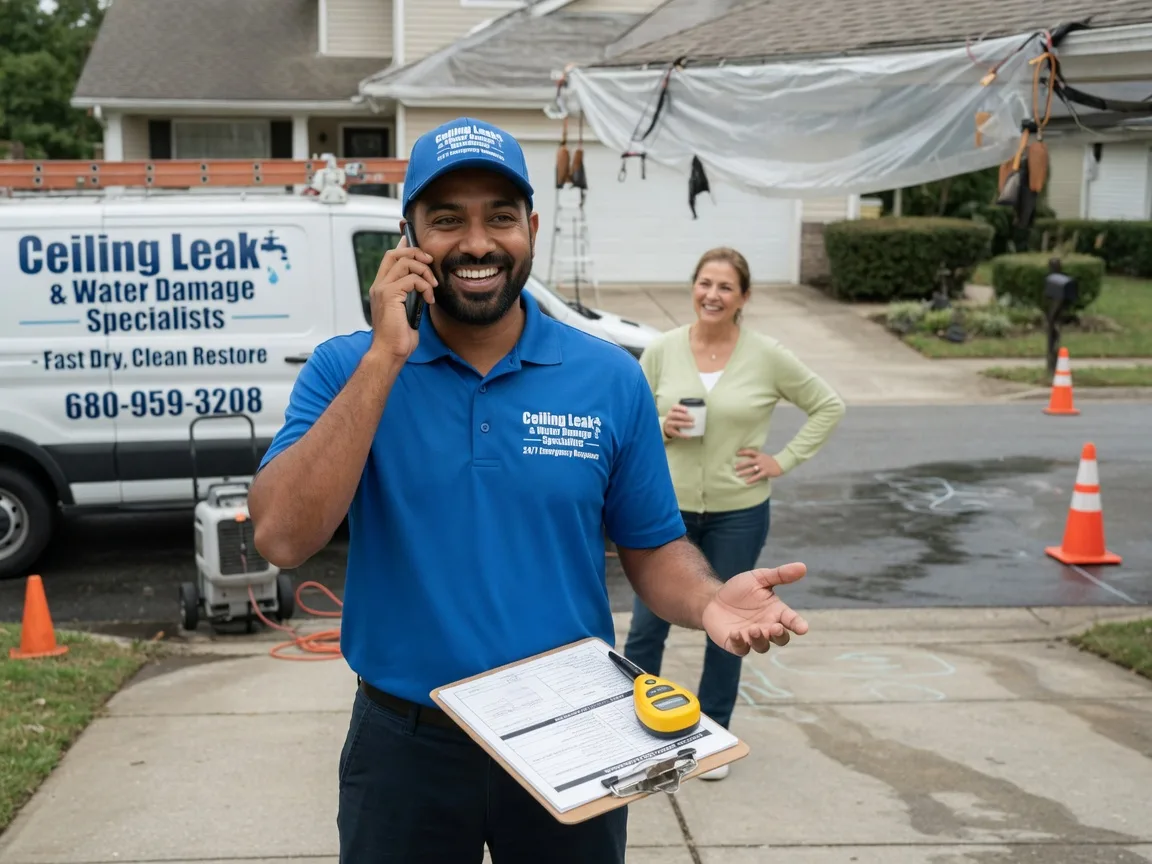 Ceiling Leak Cleanup Glenwood, MD FAQs